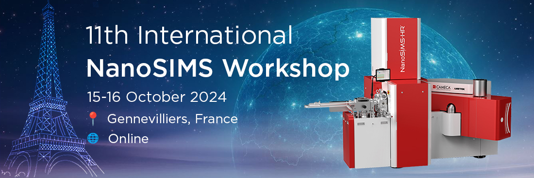 第 11 届国际 NanoSIMS 研讨会